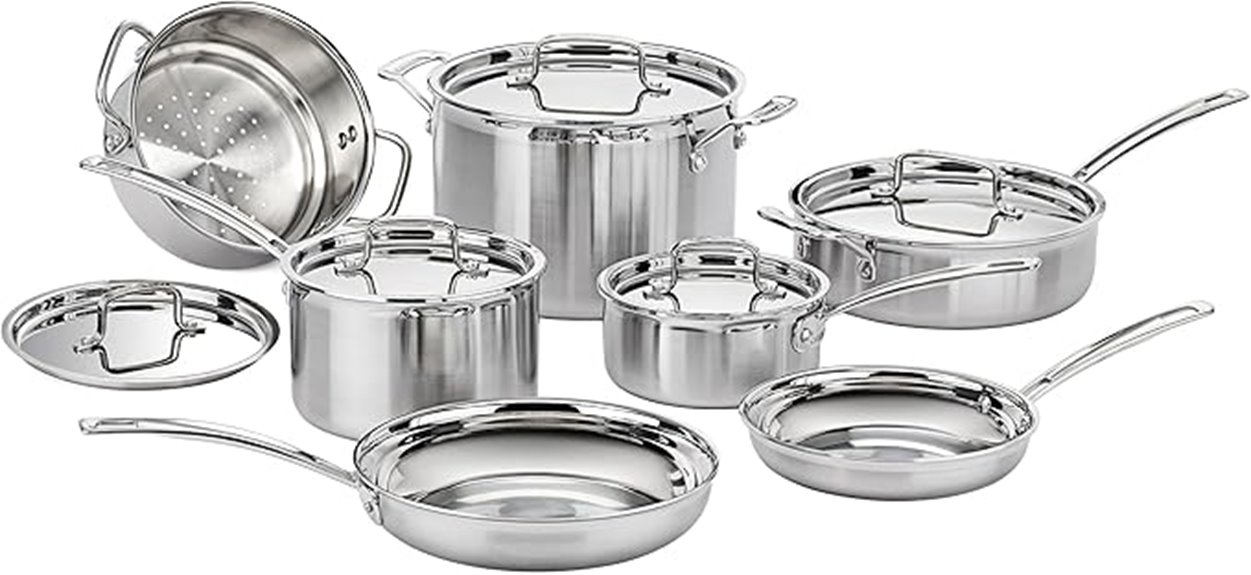 cuisinart 12 piece silver