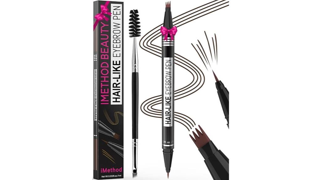 dark brown eyebrow pen
