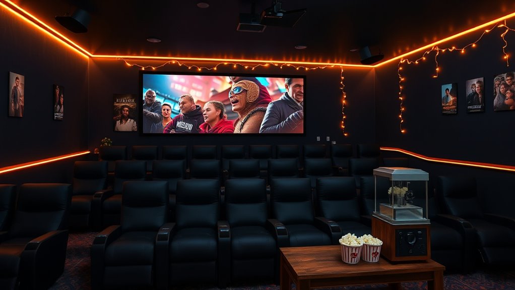 decorative immersive cinematic atmosphere