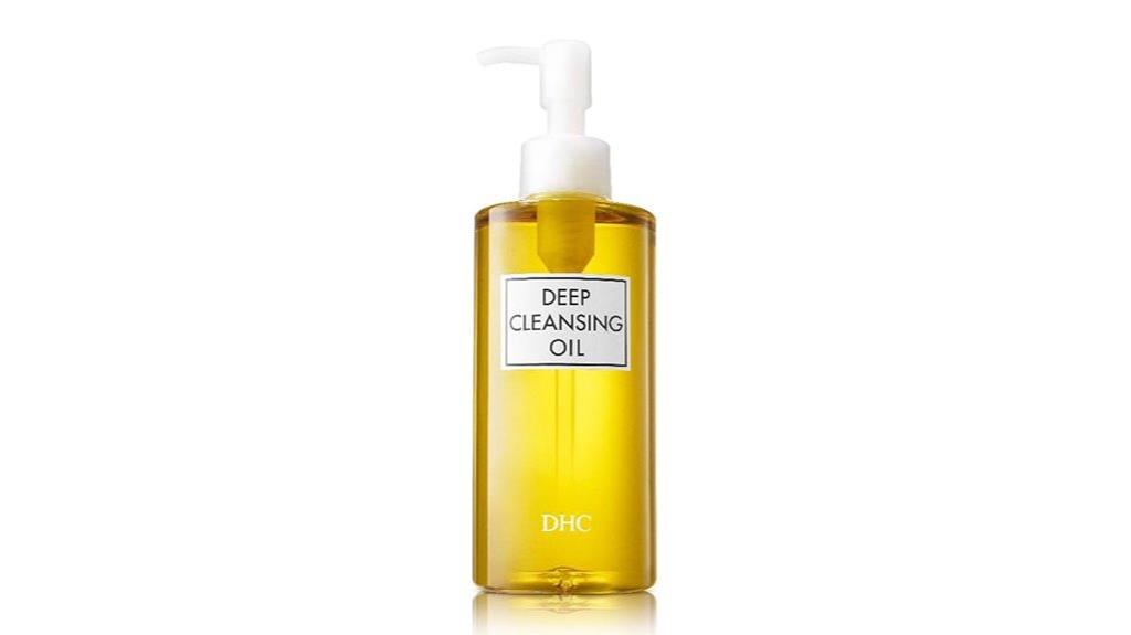 deep cleansing oil bottle