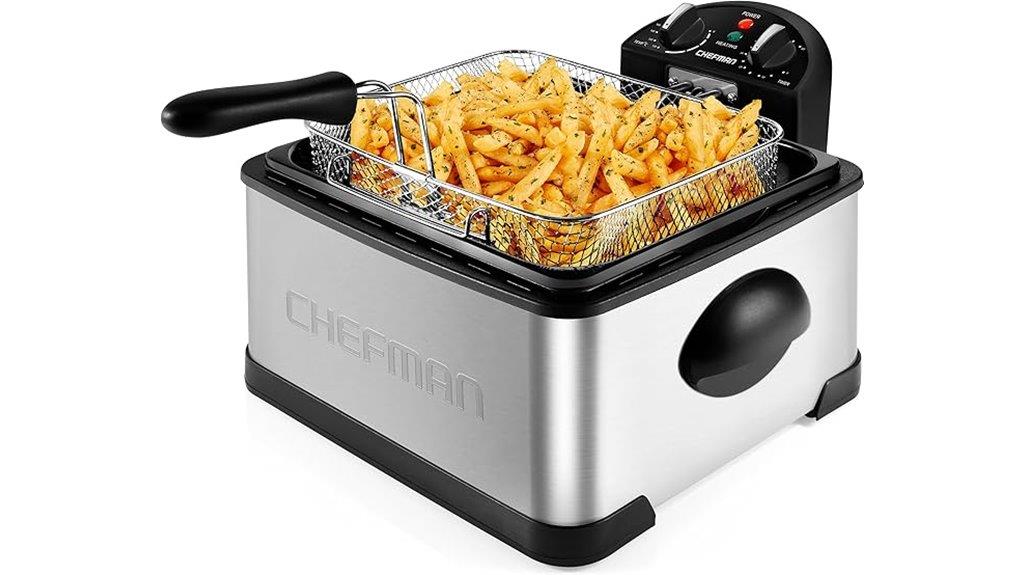 deep fryer with basket