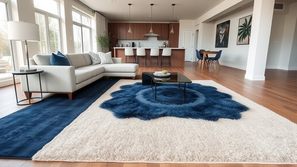 define zones with area rugs