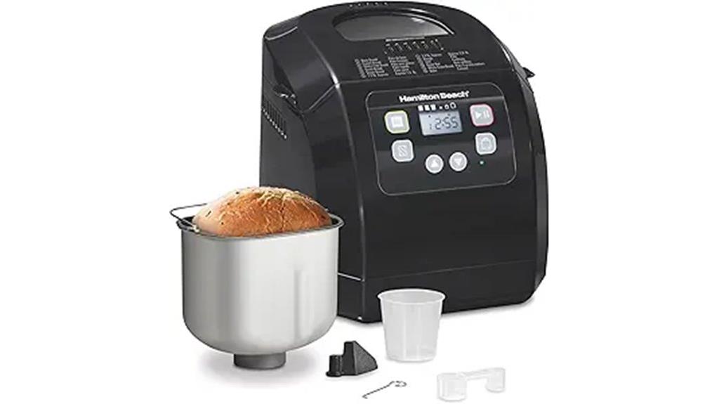 digital bread maker settings