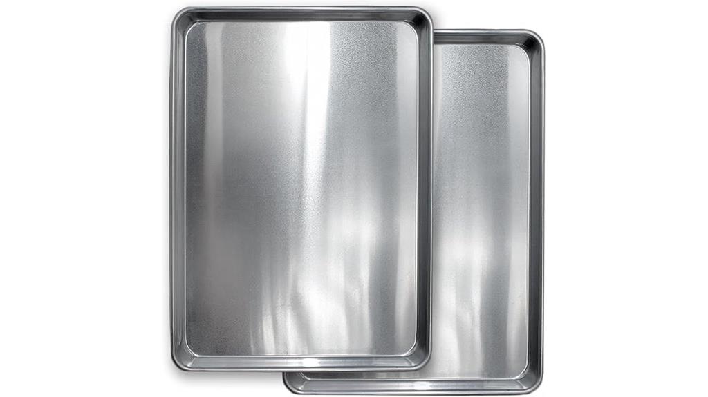 double aluminum baking sheets