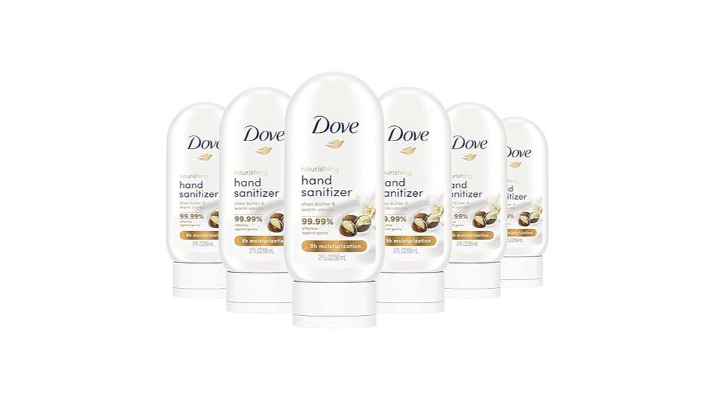 dove hand sanitizer pack