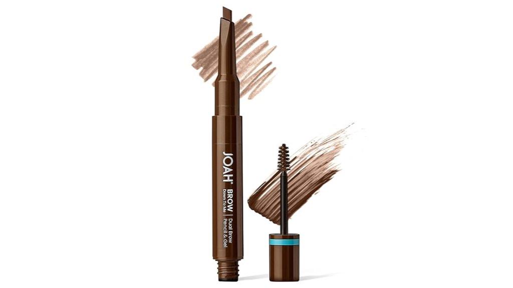dual brow pencil gel