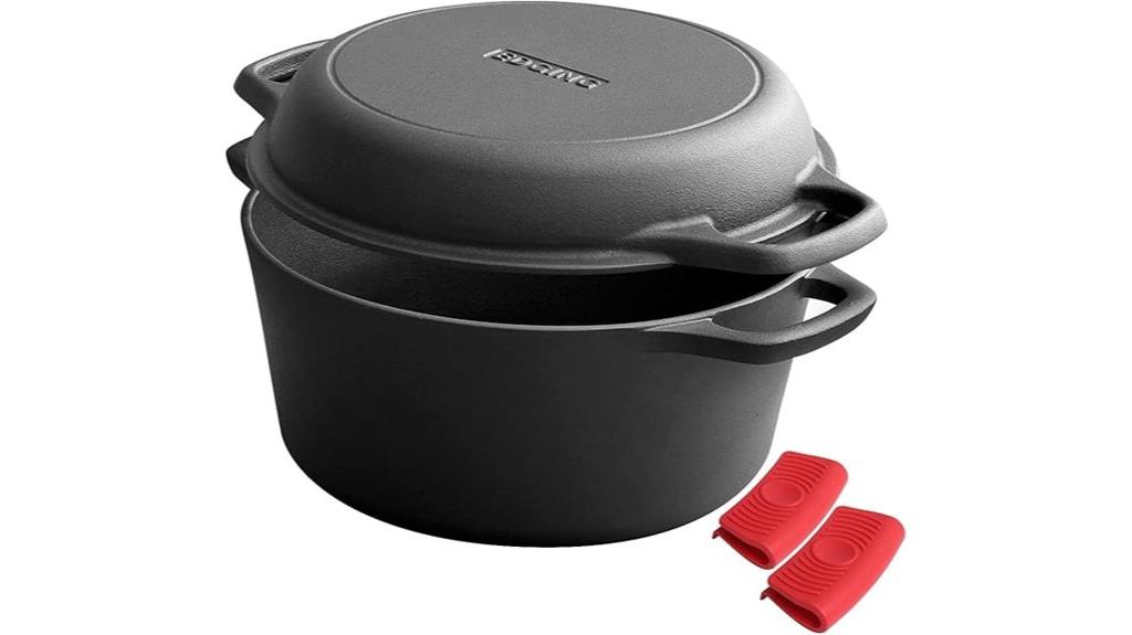 dual cookware with versatile design