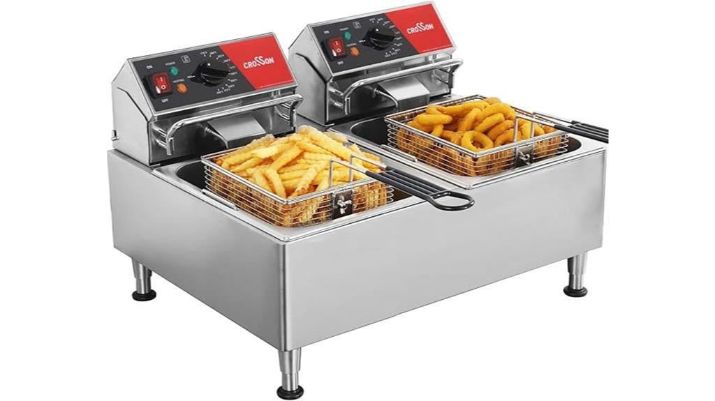 dual tank electric fryer