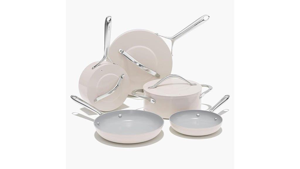 durable ceramic nonstick cookware