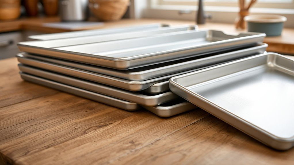 durable warp resistant baking sheets