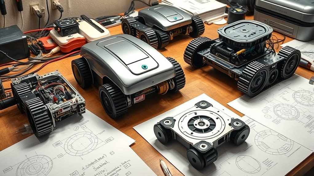 early robot vacuum prototypes