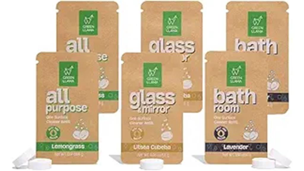 eco cleaning tablet variety