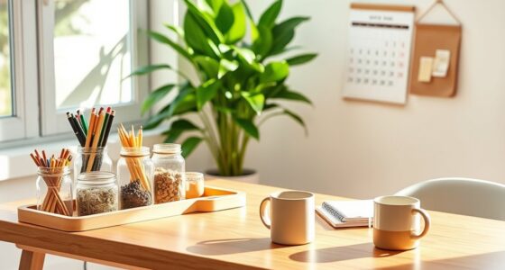 eco friendly office setup