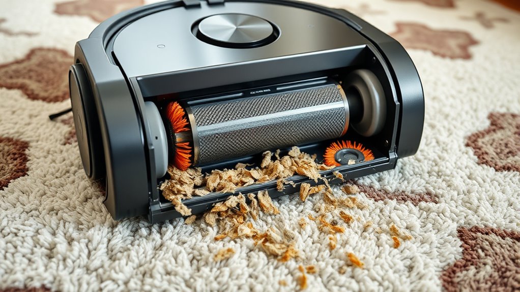 effective debris pickup system