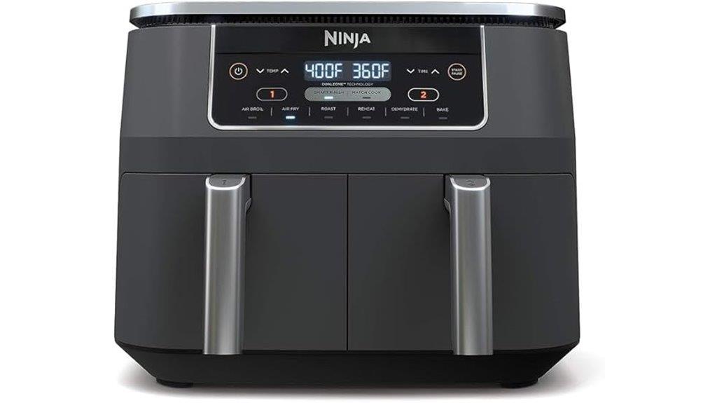 eight quart dual zone fryer