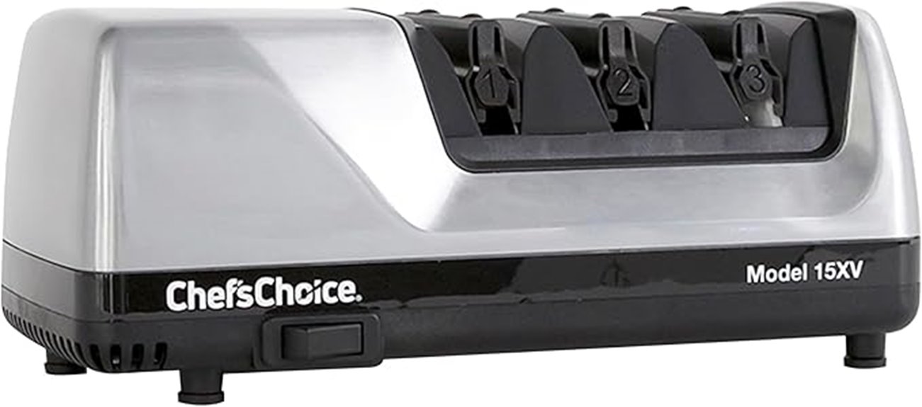 electric knife sharpener with diamonds