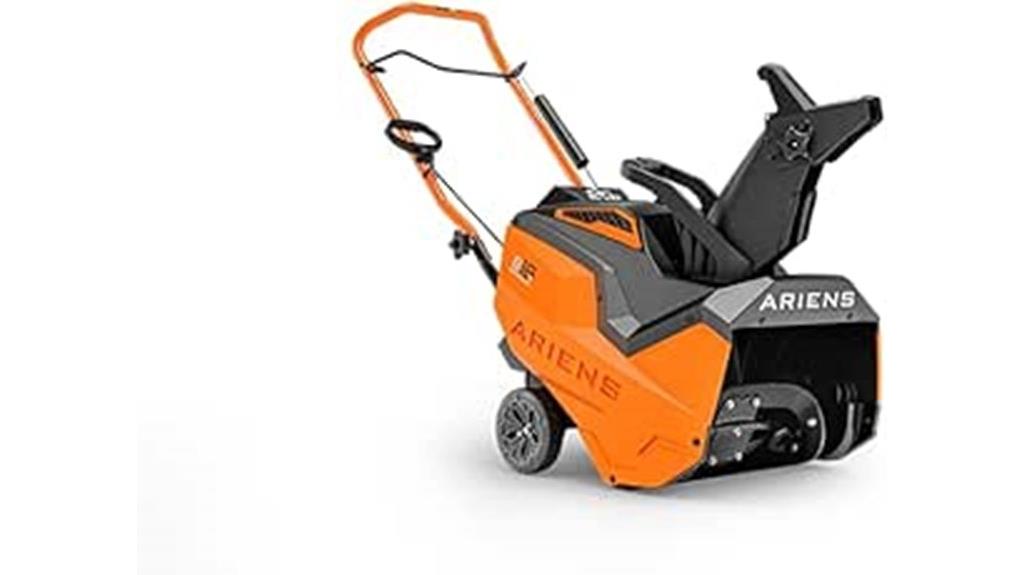 electric start snow blower