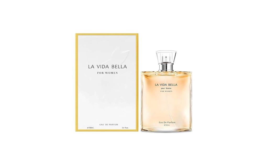 elegant floral fragrance bottle