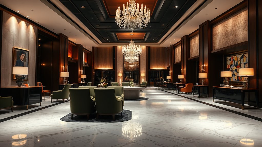 elegant hotel lighting design