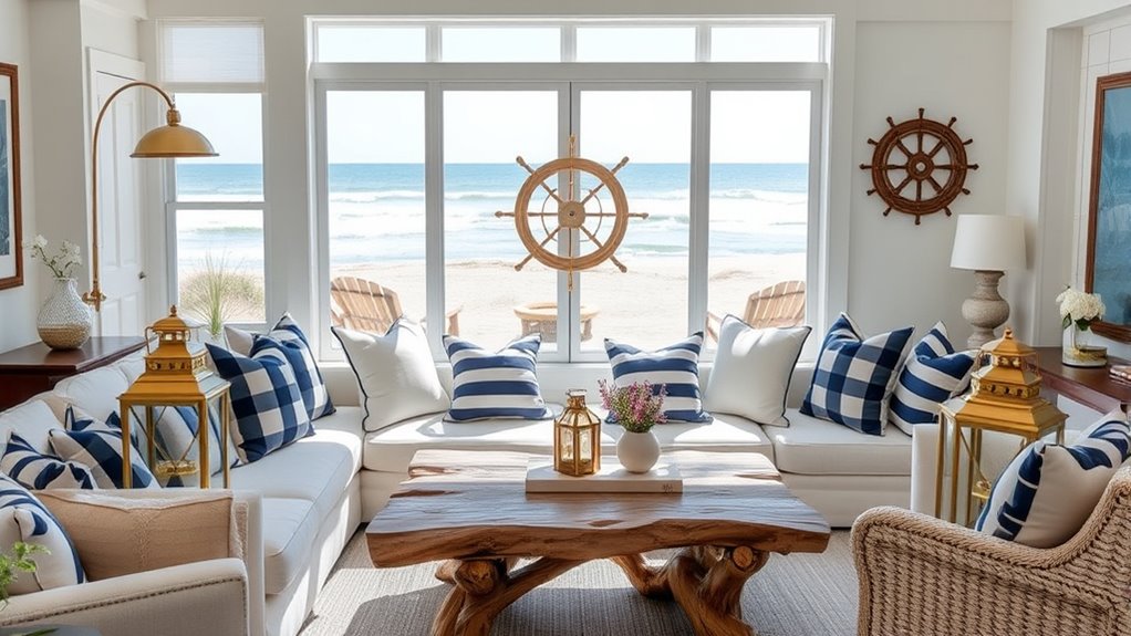 elegant nautical interior accents