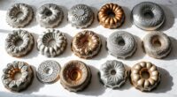 elegant ornate baking molds