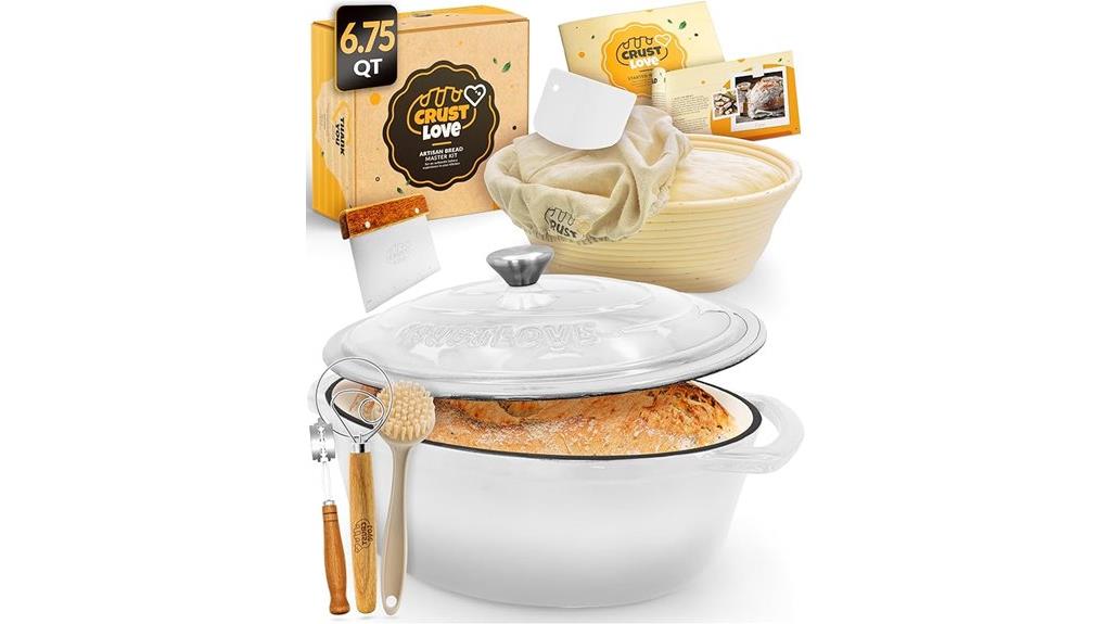 enamel cast iron bread pan