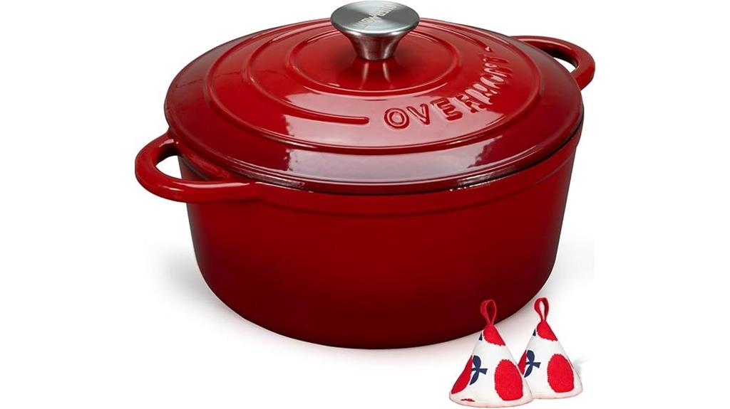 enameled cast iron cookware
