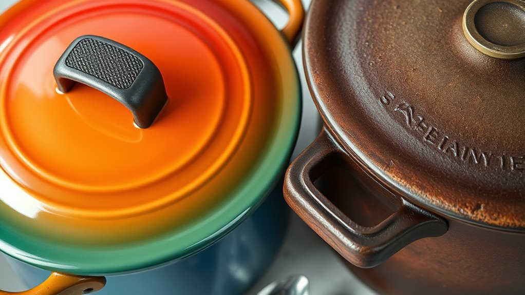 enameled cookware safety and versatility