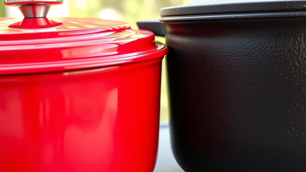 enameled vs raw iron