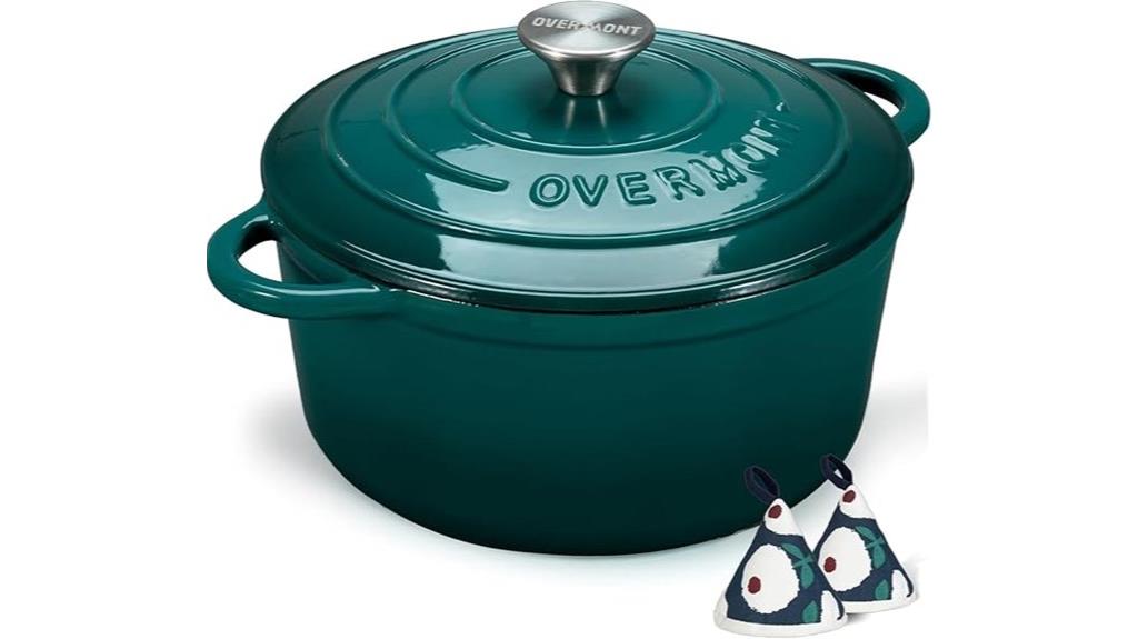 enamelled 5 5qt cast iron