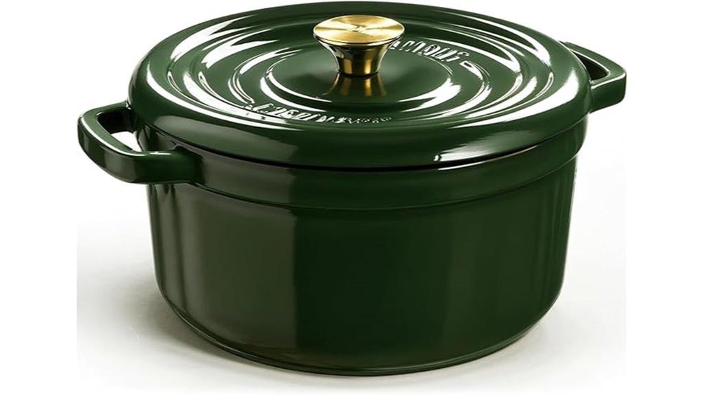 enamelled 5qt cast iron