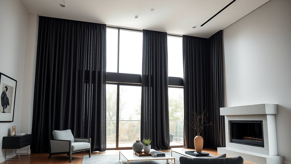 extend curtains to ceiling