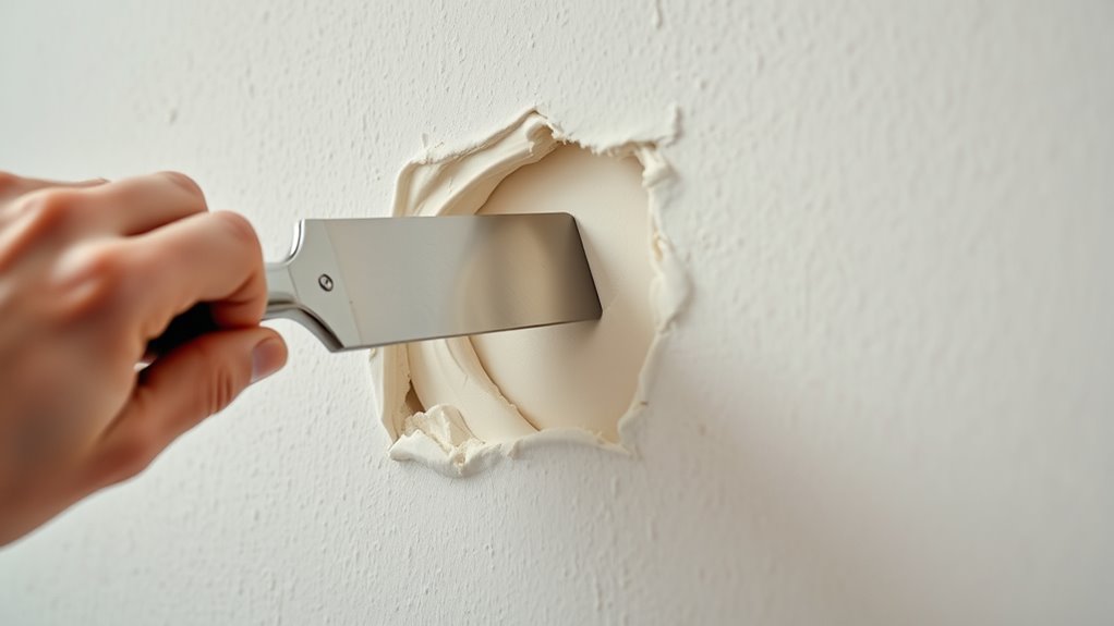 feathering for seamless wall repair