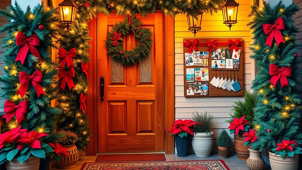 festive card display ideas