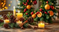 festive decor enhances fragrance