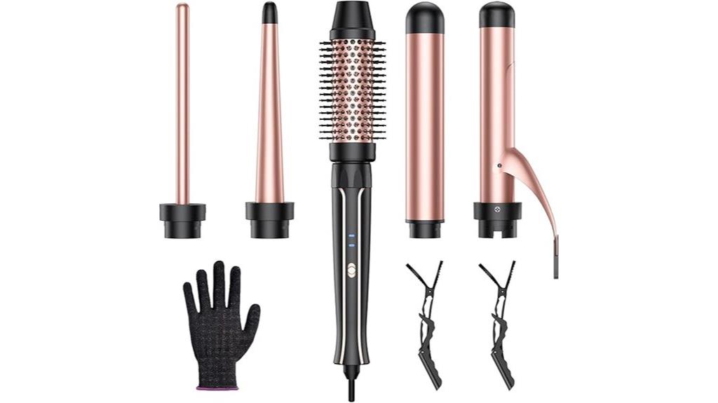 five in one curling wand