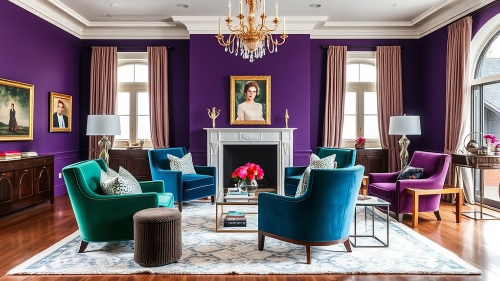 flexible jewel tone decor choices