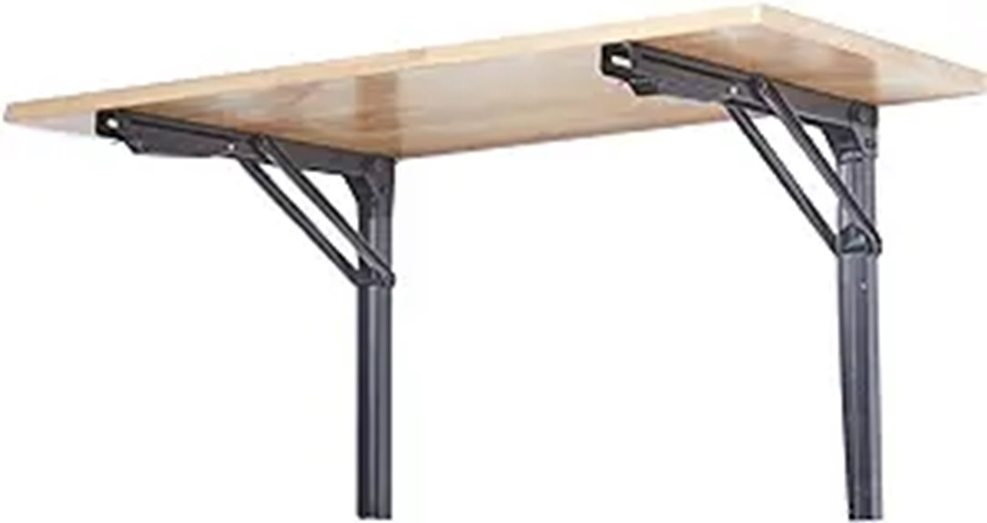 foldable wall mounted workbench