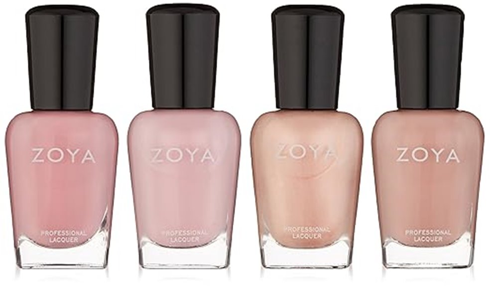 four piece nail polish set