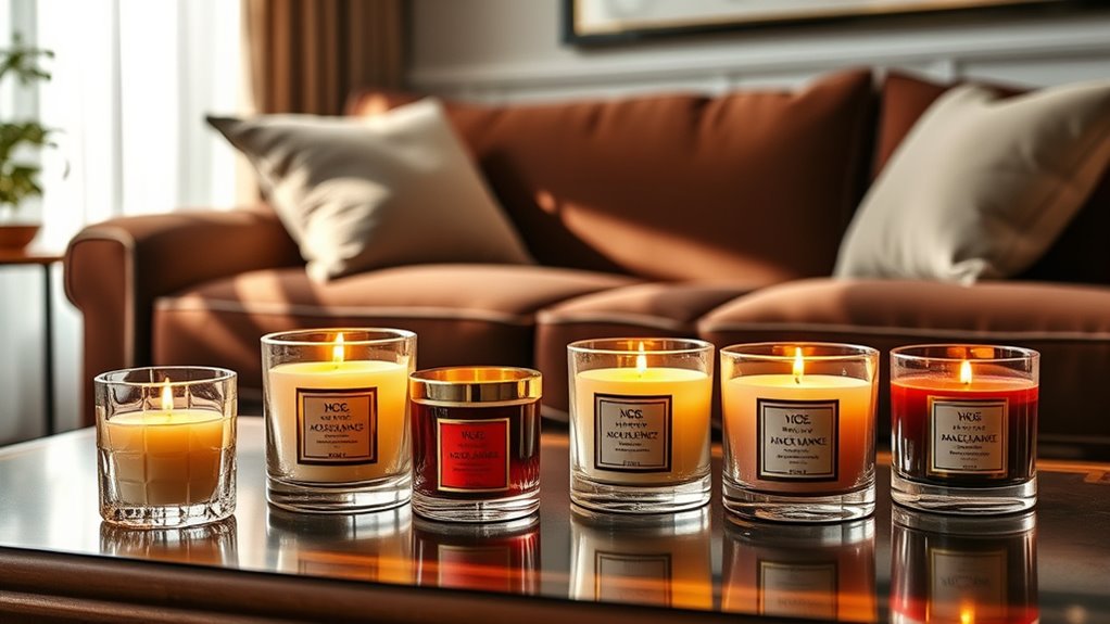 fragrance burn time aesthetics