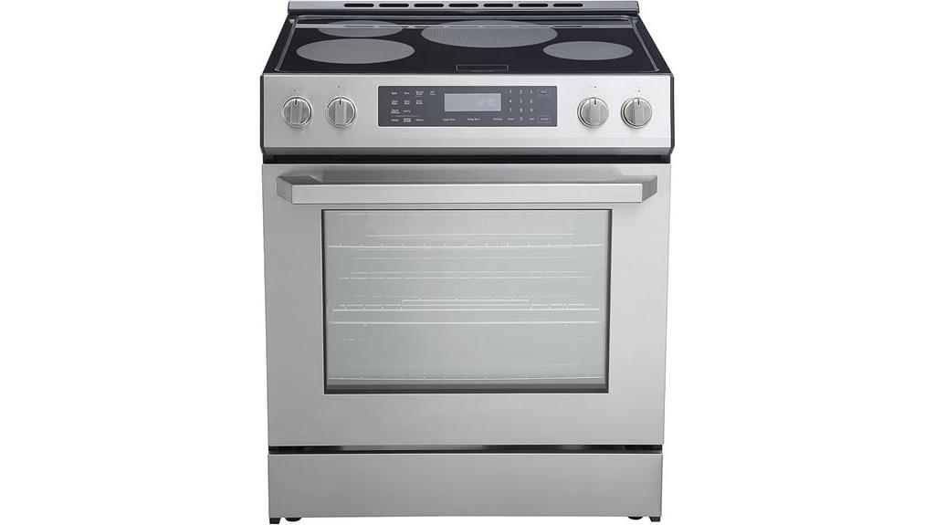 freestanding airfry slide in oven