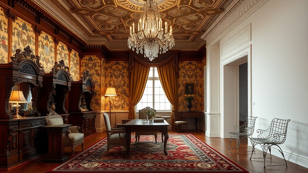 from ornate to minimalist