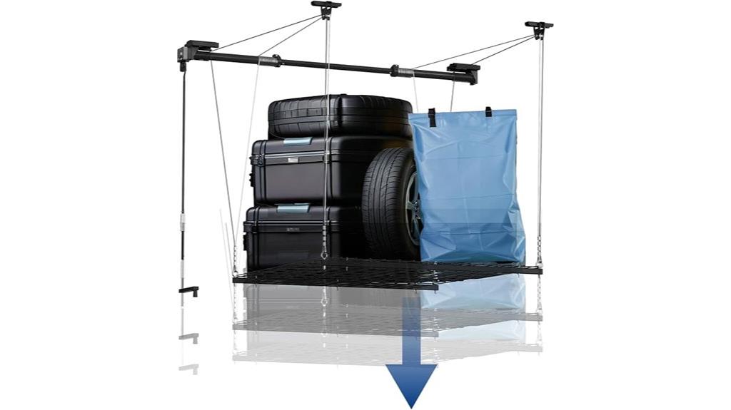 garage ceiling lifting rack