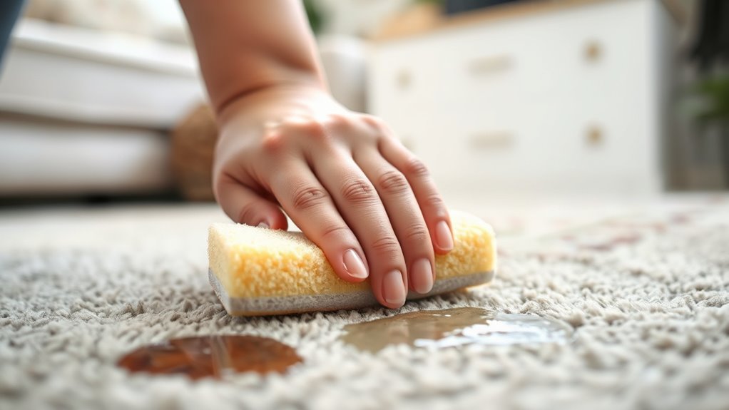 gentle damp cloth cleaning