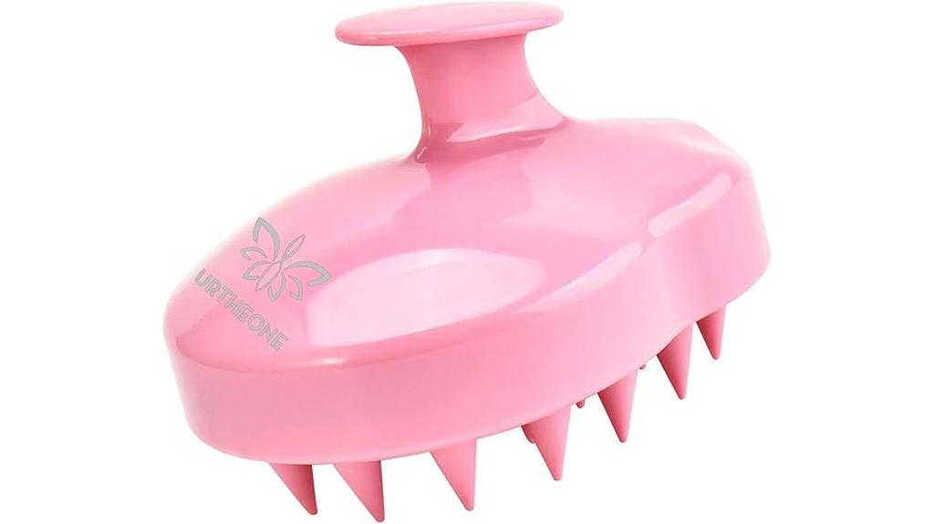 gentle silicone shampoo brush