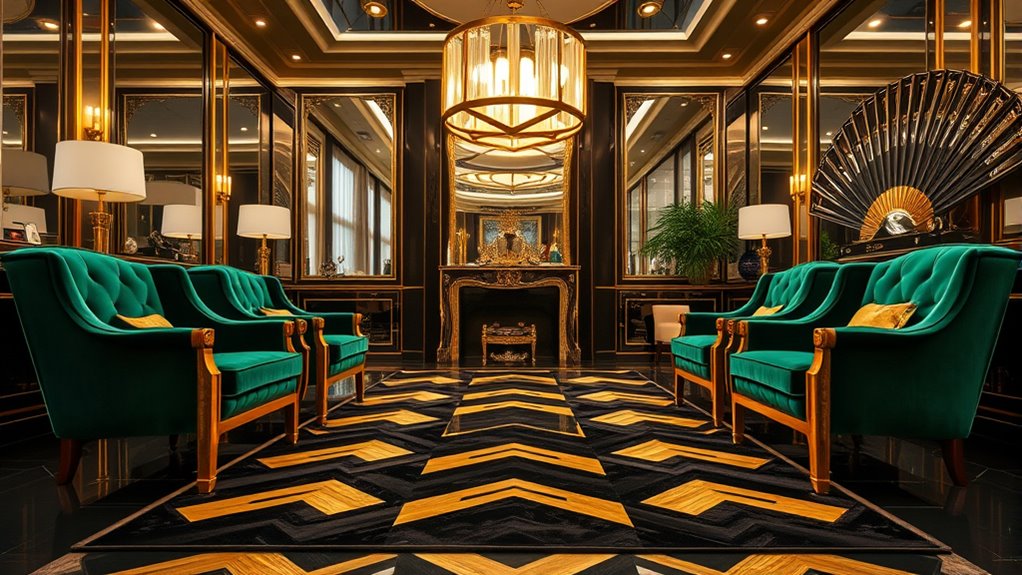 geometric luxury statement lighting