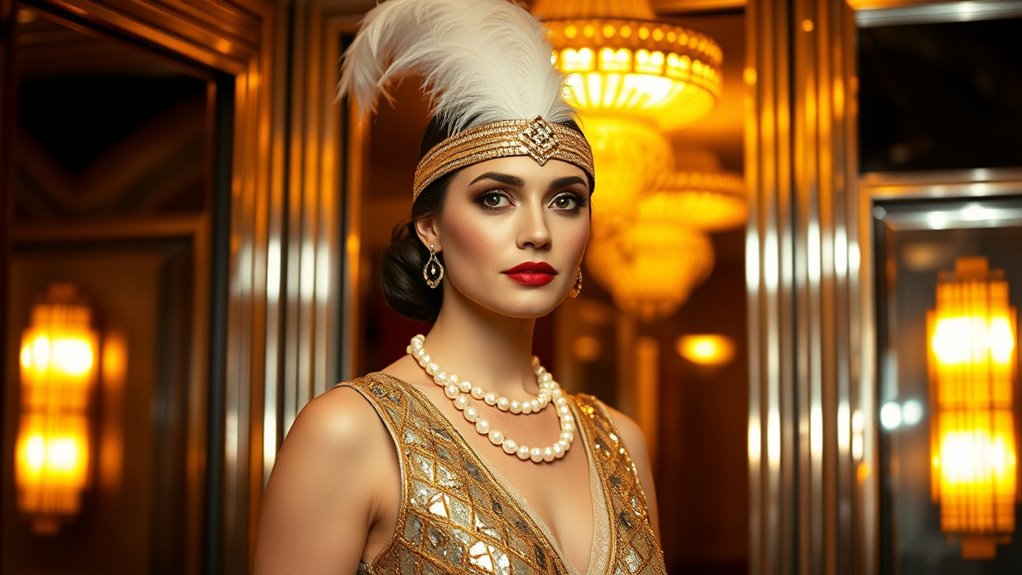 glamorous roaring 1920s style