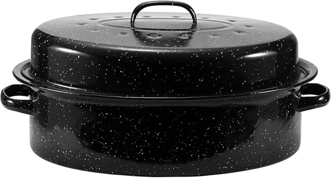 granite enameled roaster pan