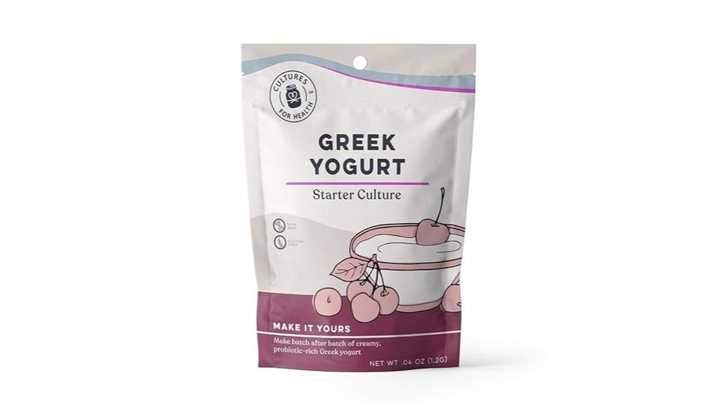 greek yogurt starter packets