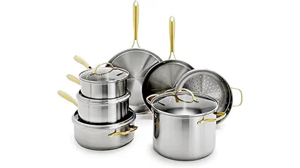 greenpan stainless steel cookware